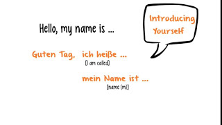 2 simple ways of introducing yourself in German