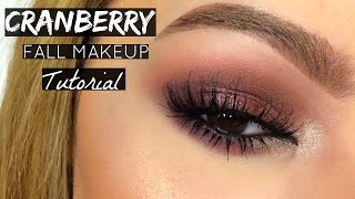 Cranberry Holiday Makeup Look | TUTORIAL