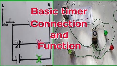 Basic Timer Connection And Function (Tagalog) Basic Motor Control Tutorial