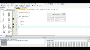 Program that shows the count from 0 to FFH using Keil µVision5 C51 (8051 Micro-controller)