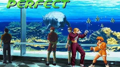 KOF2000 King striker Ralf vs Bao