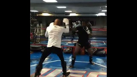 Jon Jones and Anderson Silva sparring session @UFC gym