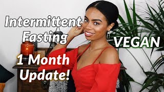 1 Month Intermittent Fasting Result VEGAN | Q&A Life Updates