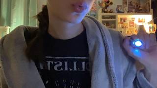 asmr super fast and chaotic cranial nerve exam (lots of tapping)