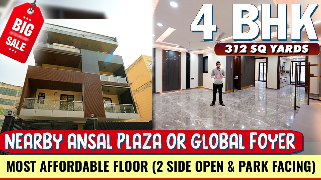 Inside a Luxury 312 Gaj 4BHK in Palam Vihar Gurugram! (Near Ansal Plaza)