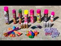 Testing holi items in 2022  colorful holi balloons  holi best snow spray  holi magic ice testing