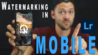 How to WATERMARK Photos in Lightroom Mobile