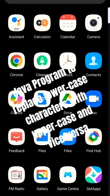 #shorts #java #program to replace lower-casecharacters with upper ...