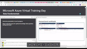 Microsoft Azure Virtual Training Day Data Fundamentals Part 1 3006407   Google Chrome 2021 03 15 17