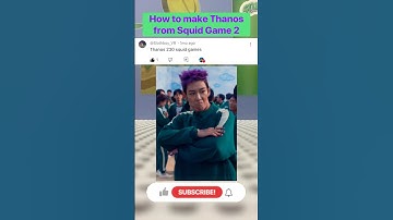 How to make Thanos from Squid Game 2 #lego #squidgame3 #squidgame #thanos #netflix #tvshow