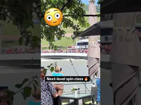 This is a next-level spin class 😳 (via paul.gaertner/IG) #shorts
