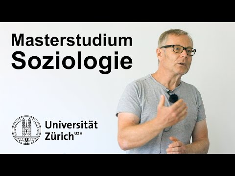 Masterstudium Soziologie - Universität Zürich
