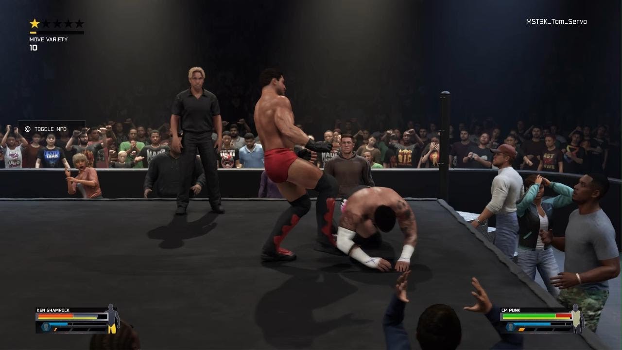 Ken Shamrock Versus Cm Punk Raw Underground Wwe 2k25 Playstation 5 