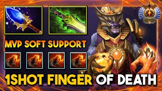 MVP SOFT SUPPORT Lion Aghs Scepter + Ethereal Blade Build Crazy 1Shot Finger of Death 7.35d DotA 2