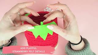 PREVIEW: The Strawberry Rope Pot Craft Kit | Craftiosity | Craft Kit Subscription Box