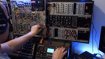 Kaltsound - Black Cat & Magic Woman ( Live Jam , Modular + Elektron Octatrack,A 4 und DRM)