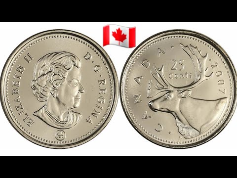 Canada Coin 25 Cent Elizabeth II Most Expensive Coin - Is Canadian Coins Really Worth It?