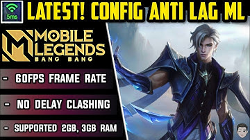 ⚡LATEST! CONFIG ML ANTI LAG 60FPS + PING BOOSTED [ PATCH AAMON ] || 100% WORK.