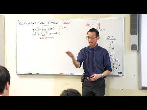 SHM - Other Centres of Motion (1 of 2: Rearranging with trigonometric identities)