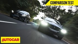 Jaguar XE 25T VS Mercedes C 200 | Comparison Test | Autocar India