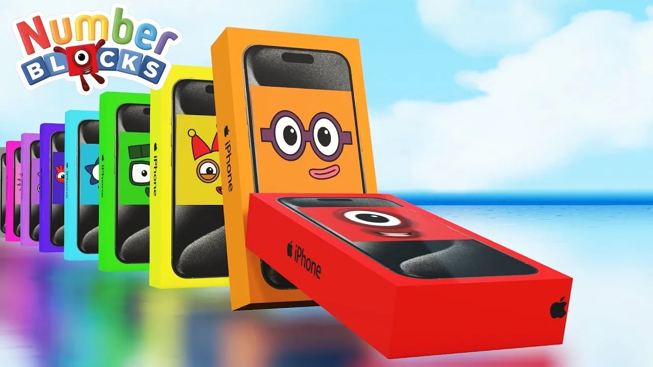 Counting Numberblocks on DusBox iPhone | Learn Numbers 1 to 100 for Kids