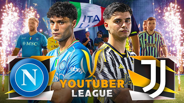NAPOLI - JUVENTUS ⚽️🏆 YOUTUBER LEAGUE ► FINALE | FASE DI RITORNO | 23/24