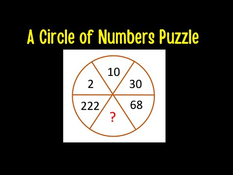 A Circle of Numbers Puzzle