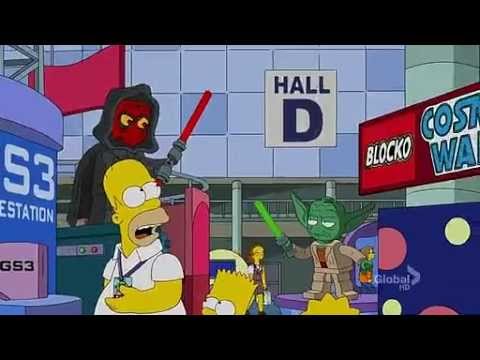 Familia Simpsons en el "E4" (English)