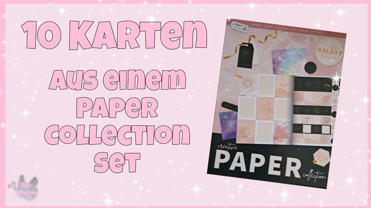💕 10 Karten aus einem Paper Collection Set 💕 von Action - YouTube