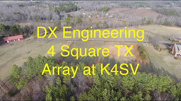 DX Engineering 80 Meter 4 Square at K4SV