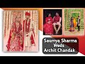 Ias saumya sharma  ips archit chandak  full  wedding  congratulations  