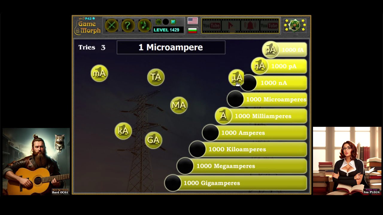Current Units Puzzle 🚀🧩🎓 Fun Physics Homework (Education Games)