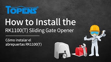 TOPENS RK1100(T) Gate Opener Installation Video