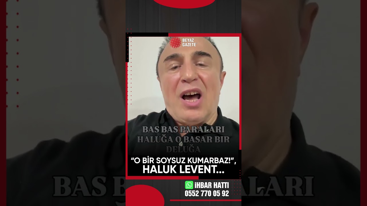 Süleyman Yağcı'dan Haluk Levent'e: Soysuz, hırsız, kumarbaz...