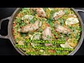 Испанская кухня.Паэлья с курицей.Испанский рецепт.Чугуная сковорода Биол.#готовимдома.