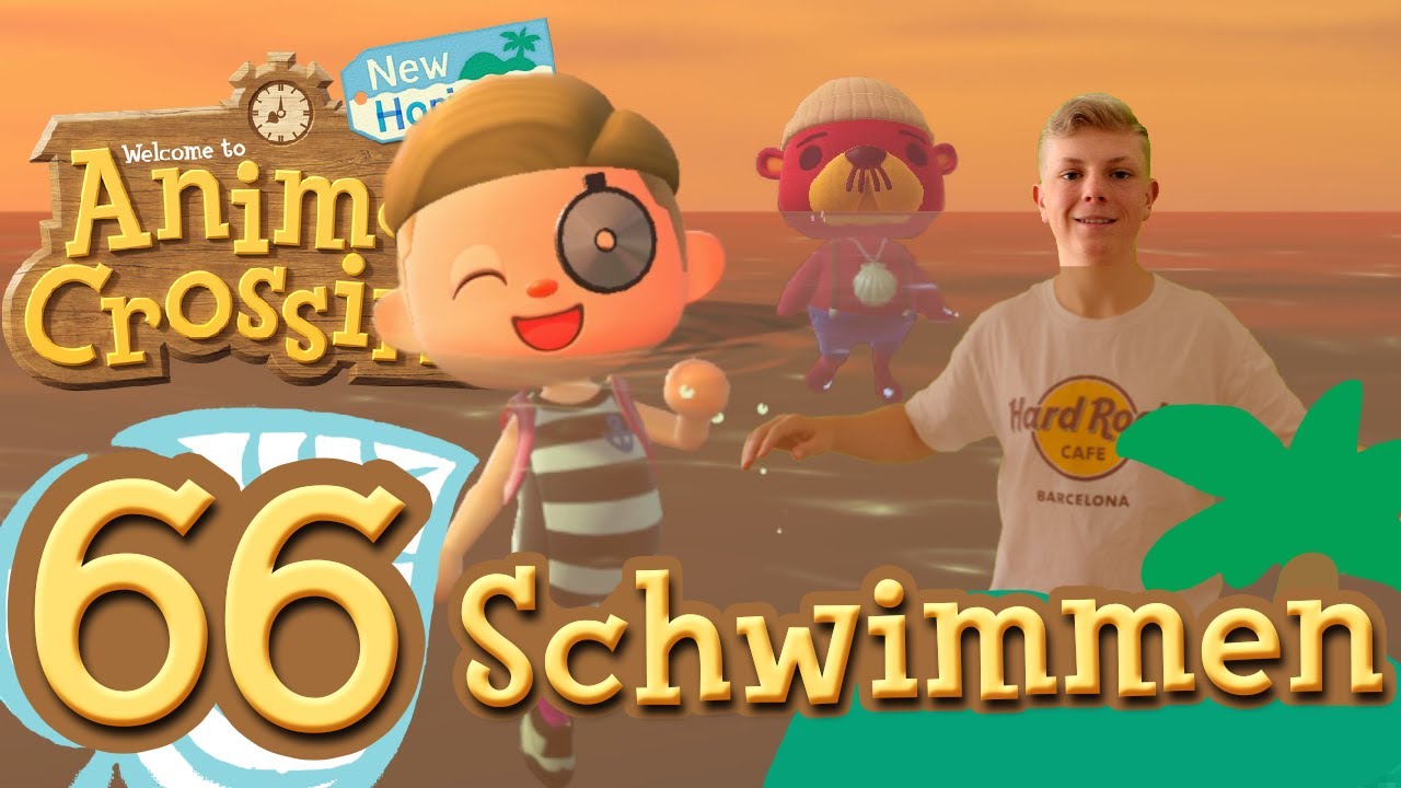 Animal Crossing New Horizons Schwimmen