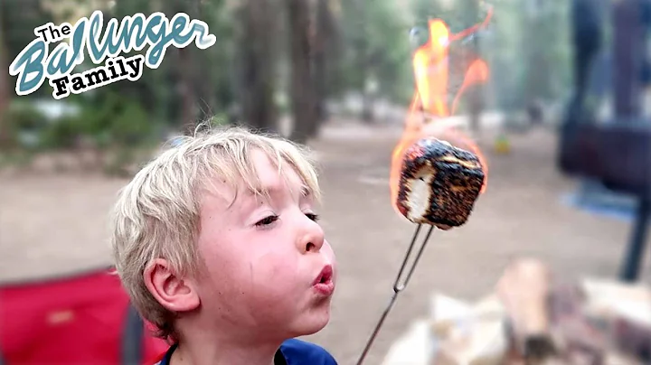 Roasting the Perfect Marshmallow - Camping Vlogs 2...