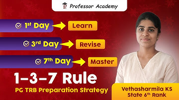 State 6th Rank: Complete Strategy to Crack PG TRB English | Vethasharmila KS