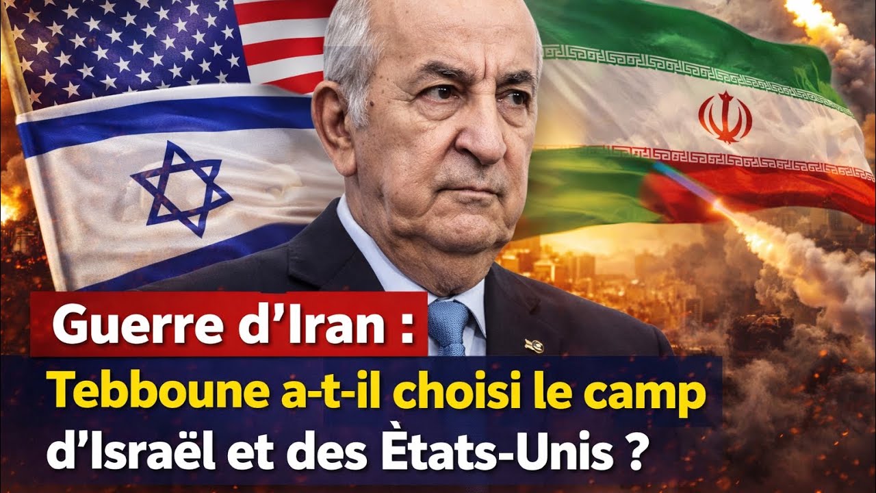 Guerre contre l’Iran : Tebboune a choisi le camp d’Israël et des État-Unis 