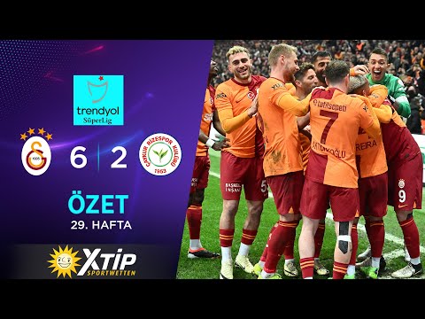 Merkur-Sports | Galatasaray (6-2) Çaykur Rizespor - Highlights/Özet | Trendyol Süper Lig - 2023/24