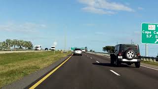 Bennett Causeway (FL 528 Exits 42 to 54) eastbound