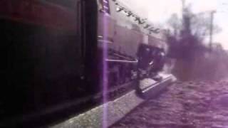 4-8-4 J-Class billowing steam