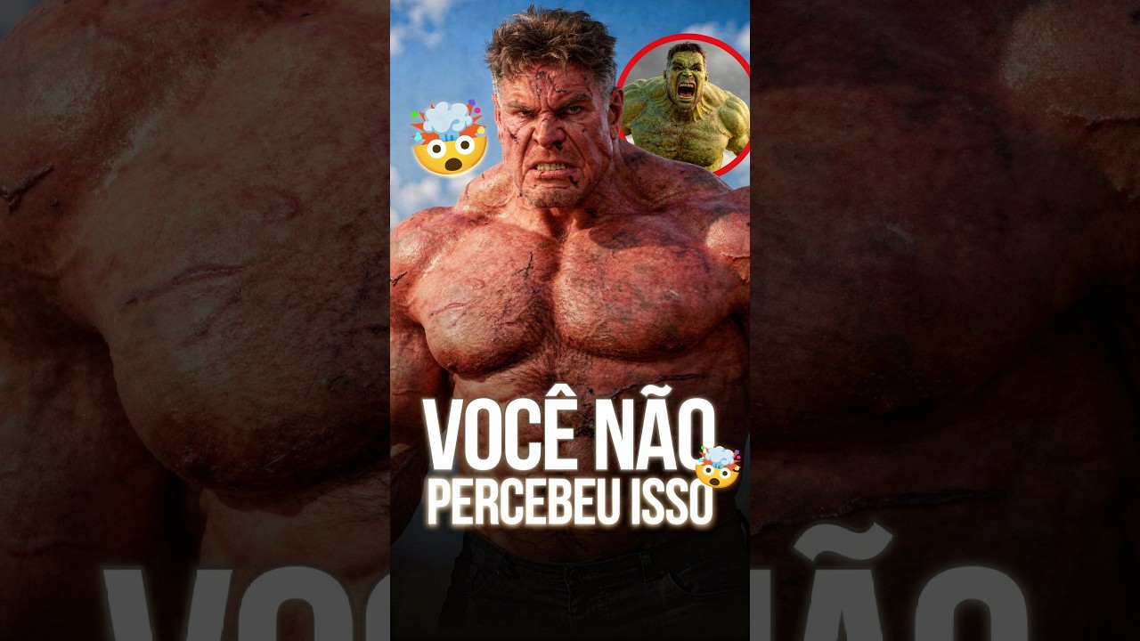 🔥 A Marvel escondeu o verdadeiro poder do Hulk Vermelho