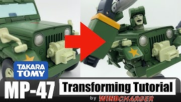 Transforming Tutorial: MP-47 Hound Alt to Bot