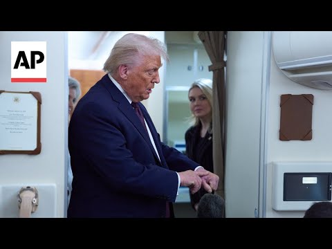 Clipped it on the table Trump answers question about his bruised hand