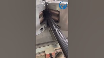 High speed corrugated pipe machine #plasticmachine #extrudermachine #chinafactory #hdpepipe #pp