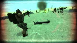 Dr. Wallace Breen shot after Combine Elites fail to protect him.