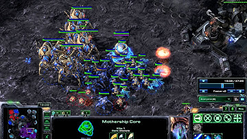 Protoss Deathball Harass Heart of the Swarm :p