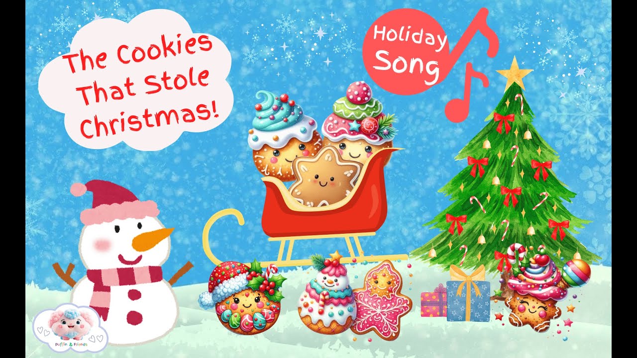 The Cookies That Stole Christmas! - Kids Christmas Song - Holiday Song For Children