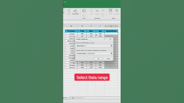Sparkline in Excel | Column Sparkline in Excel | #excel #viralshort #youtubeshort #sparklines